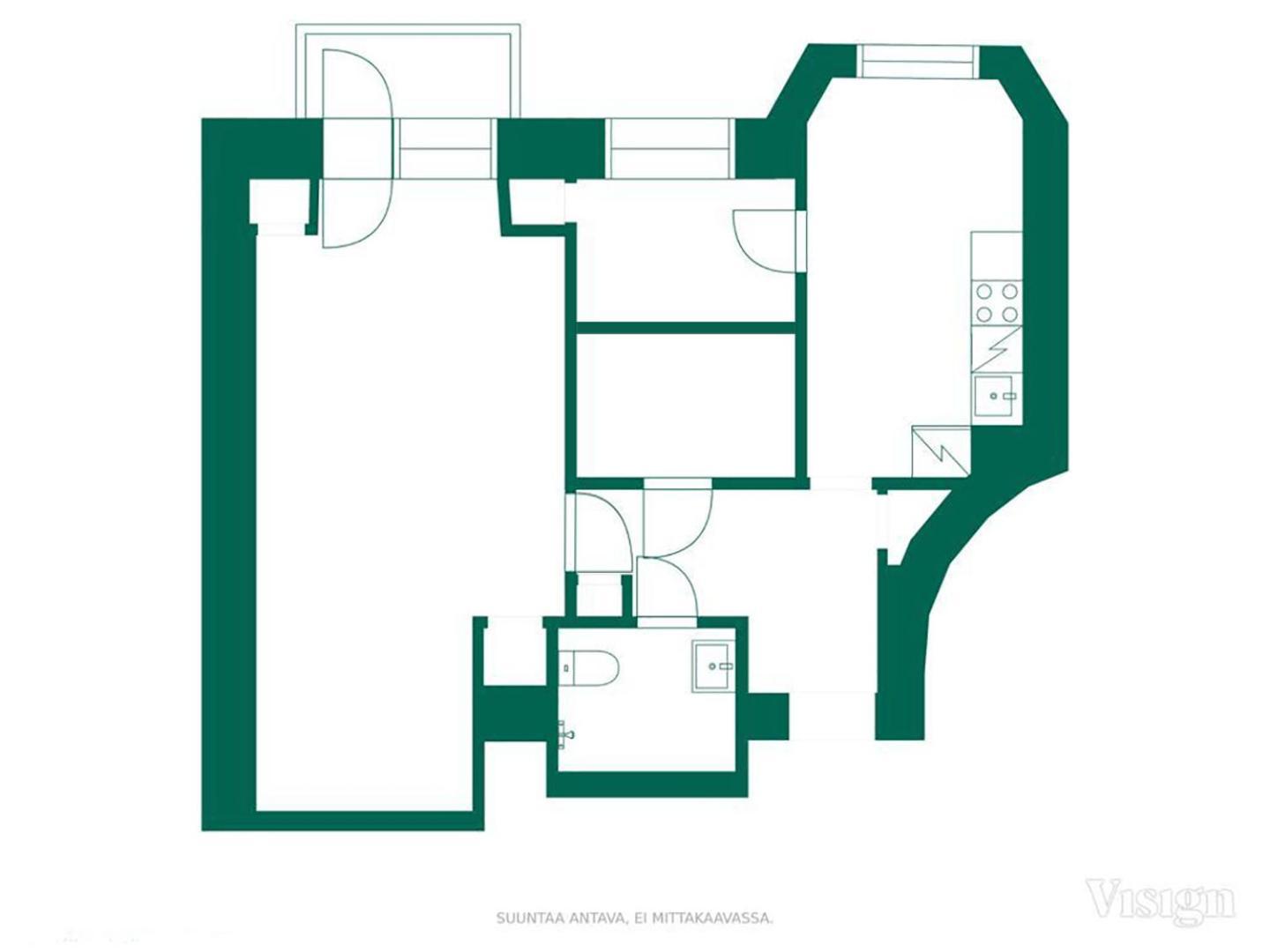 Artistic Kallio Apartment Helsinki Ngoại thất bức ảnh